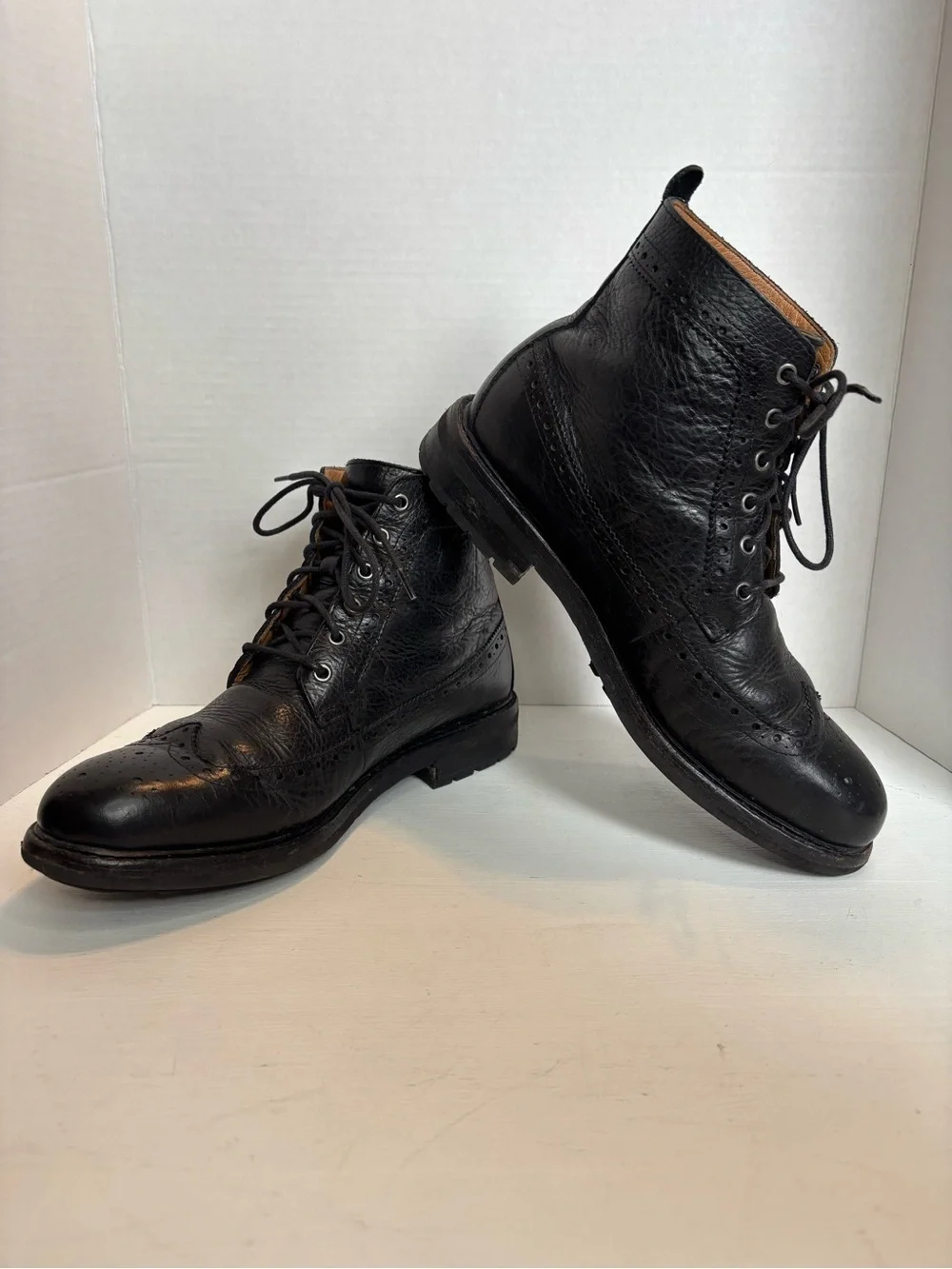 Polo Ralph Lauren Men's Nickson Wingtip Boots size 9D